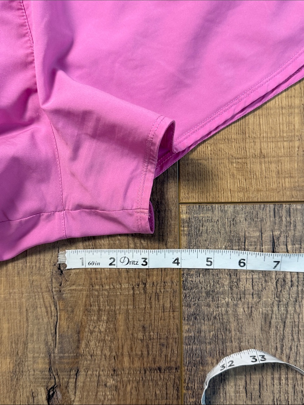 Nike Women's Dri-FIT Mid-Rise Pink Athletic Lined Shorts Rear Pocket Size XL - Picture 10 of 11